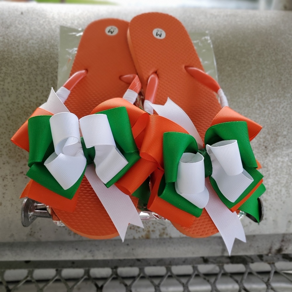 Custom designed flip flops. - Picture 2 of 2